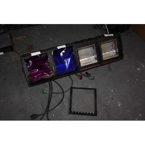 133 - 7X Strand Coda4 (500W) floodlight batton NB VAT @20% on the hammer price for this lot