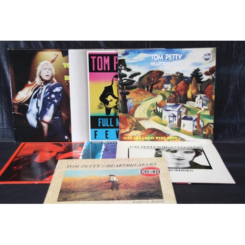 15 - Seven Tom Petty LPs including Tom Petty and the Heart Breakers