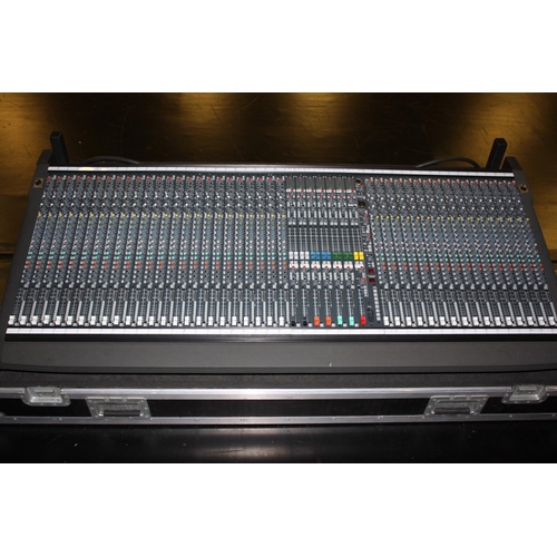 161 - Soundcraft SM20 40:20 monitor desk in wheeled flight case with two Soundcraft SM20 PSUs NB VAT @20% ... 