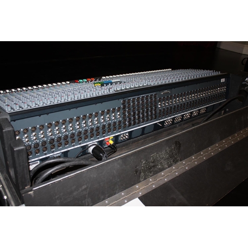 161 - Soundcraft SM20 40:20 monitor desk in wheeled flight case with two Soundcraft SM20 PSUs NB VAT @20% ... 
