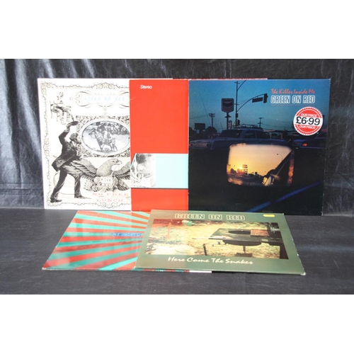 17 - Green on Red - No Free Lunch (MERM 78), Self Titled (ZANE002), The Killer Inside Me (GORLP1), Here C... 