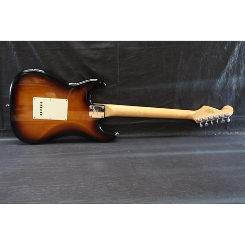 26 - Fender Squire Bullet Stratocaster 20th Anniversary - sunburst, cream pickguard, three single coil pi... 