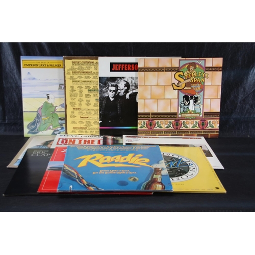 38 - A good collection of Rock and Blues LPs including Eric Clapton, Emerson Lake and Palmer, Jefferson A... 