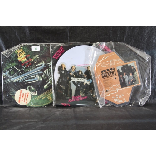 49 - Three picture discs - The Cars 12
