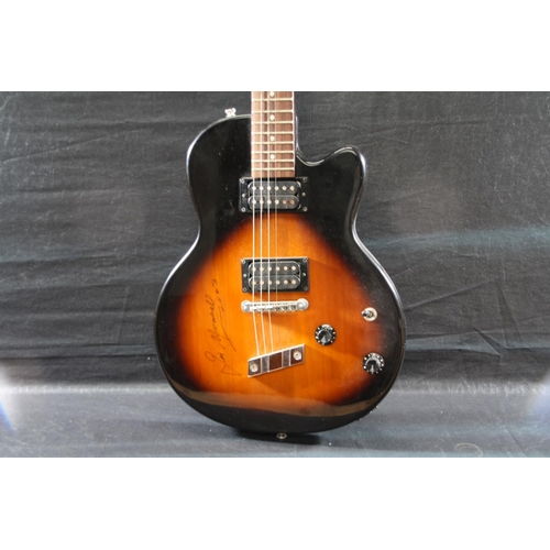 74 - DeArmond M-65 - electric guitar two humbucker pickups, three way toggle switch and chrome hardware -... 