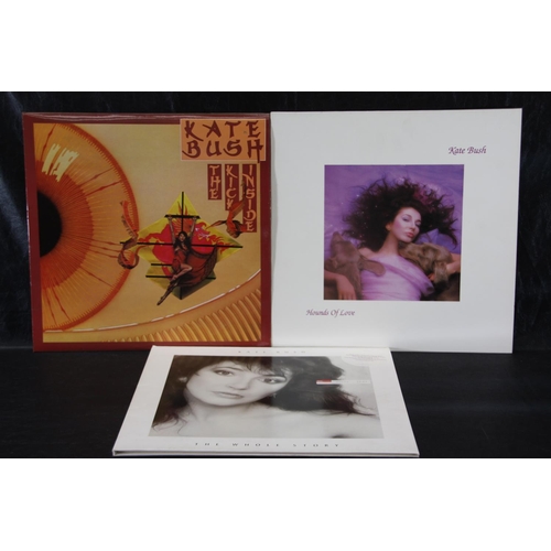 9 - Kate Bush - The Kick Inside (EMC3223), Hounds of Love (KAB1) and The Whole Story (KBTV1)