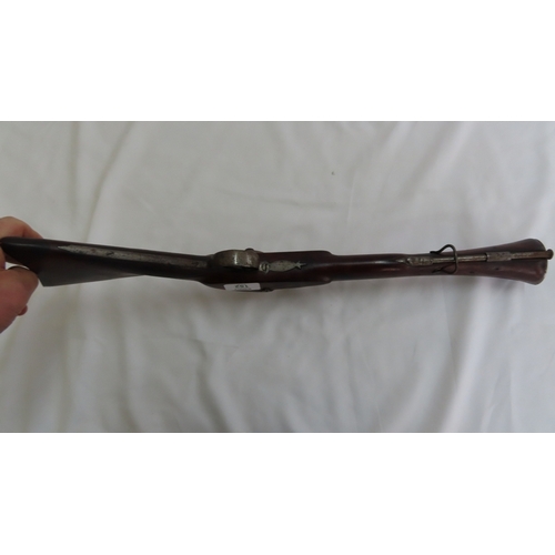 152 - Antique percussion blunderbuss - length 21 ins. O/A