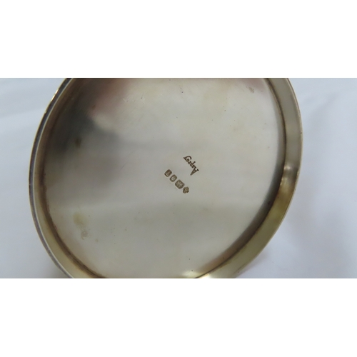 163 - Silver cream churn and ladle - London 1974 - 8.50 ozt - Maker Asprey's. Ht. 5 ins.