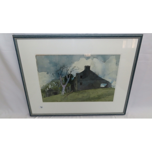 190 - Norman Sayle, Ruin at Druidale (Montpelier), Watercolour, Signed dated 1998, 15 x 22 ins.