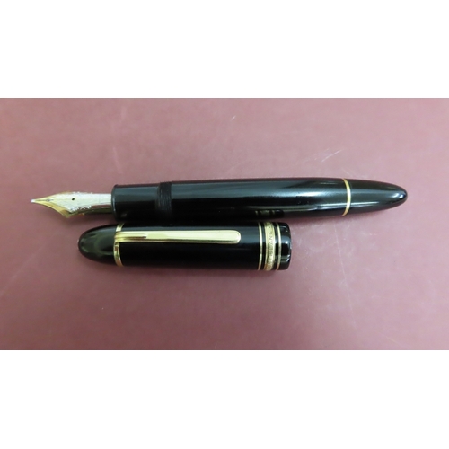 226 - Mont Blanc Meisterstuck No. 149 with 14 ct gold two tone nib