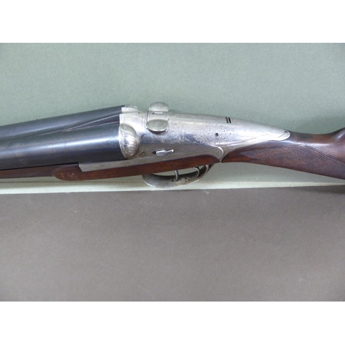 Darne 12 bore double barrel sid by side shotgun no. 8B 758