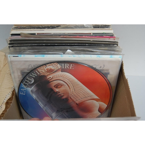 158 - Good boxes of assorted picture discs and coloured vinyl mostly 12