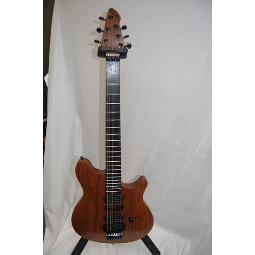 239 - Darrin Green Wolf electric guitar with Floyd Rose bridge two humbuckers and one single coil pickup i... 