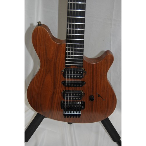 239 - Darrin Green Wolf electric guitar with Floyd Rose bridge two humbuckers and one single coil pickup i... 