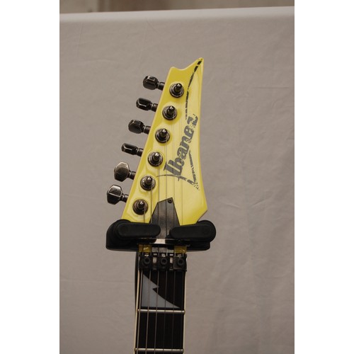 241 - 1994 yellow Ibanez S540 electric guitar with Ibanez case