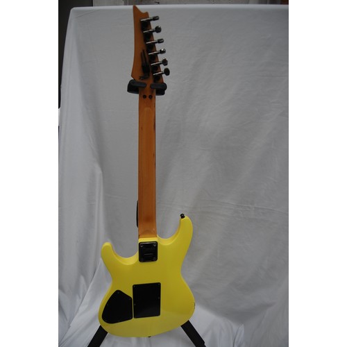 241 - 1994 yellow Ibanez S540 electric guitar with Ibanez case