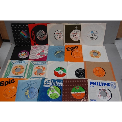 199 - Large box of assorted promo/demo singles across numerous labels