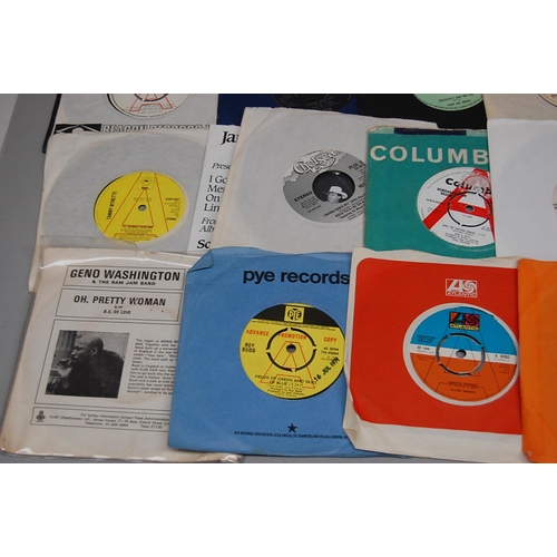 199 - Large box of assorted promo/demo singles across numerous labels