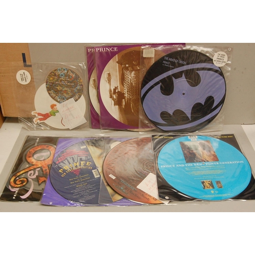 244 - Prince picture discs and coloured vinyl