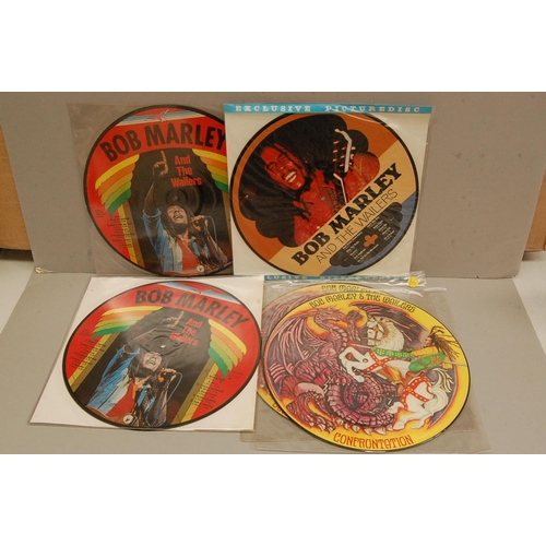 245 - Bob Marley picture discs and coloured vinyl