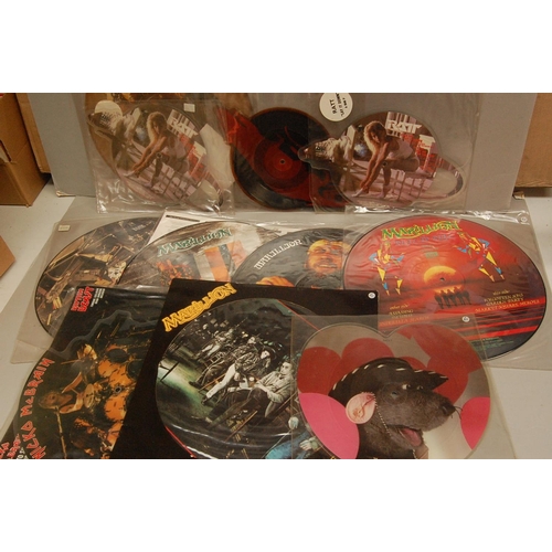 249 - Good collection of Rock, Heavy Rock and Metal picture discs and coloured vinyl