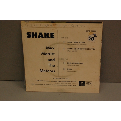 253 - Max Merritt and the Meteors - Shake (DEPO 70033) EP