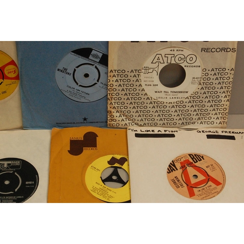 152 - Small collection of mostly Funk singles including The Bob Crewe Generation, The Winstons, Funkadelic... 