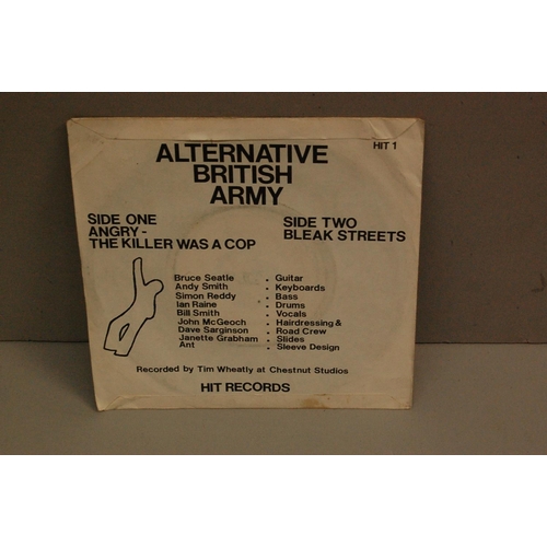 265 - Alternative British Army - Angry - The Killer Was a Cop (HIT 1) on Hit records label