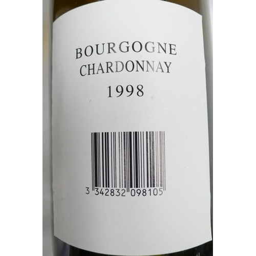 1 - Ten bottles of 1998 Bourgogne Chardonnay Cuvee Alexis Chanson (no ullage)