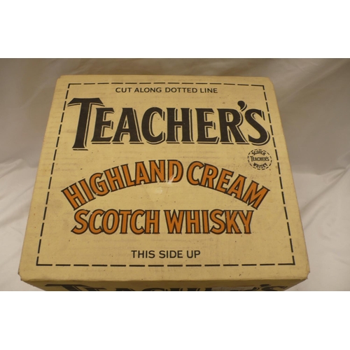 10 - Sealed case of twelve bottles of Teachers Highland Cream Scotch Whisky