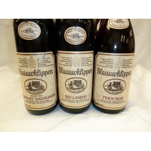 32 - A case of twelve bottles of Wine from the Stellenbosch, Blaauwklippen 1) 1988 Cabernet Sauvignon 4 b... 