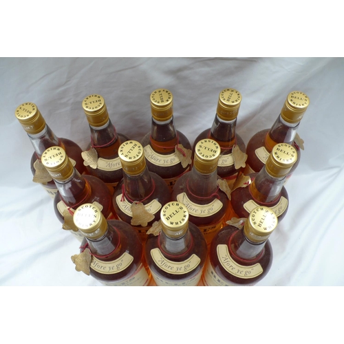 5 - Twelve litre bottles of Bells Old Scotch Whisky (no ullage)