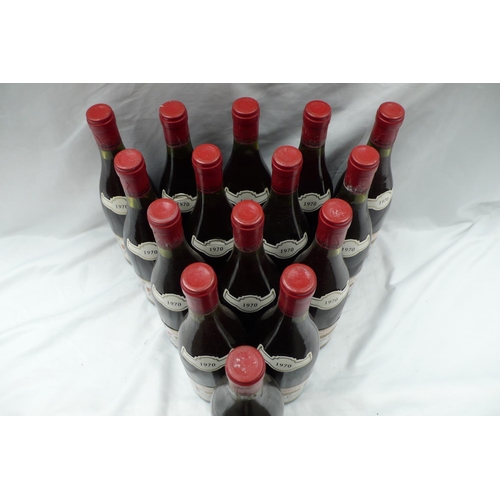 6 - A case of fifteen bottles of 1970 Gevrey Chambertin, Fortier-Picard (no ullage)