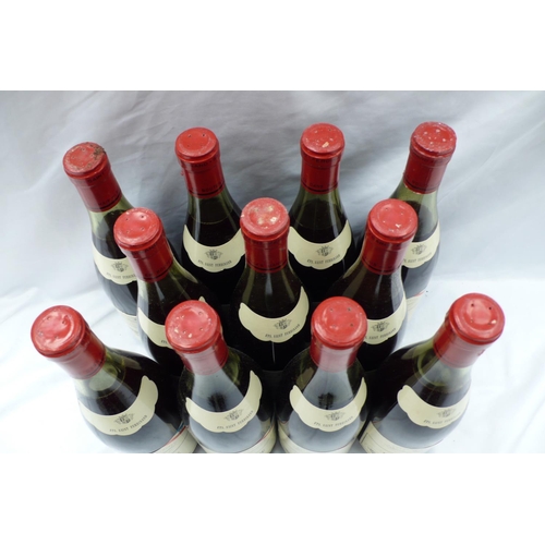 8 - Eleven bottles of 1970 Vosne-Romanee (ullage top of shoulder)