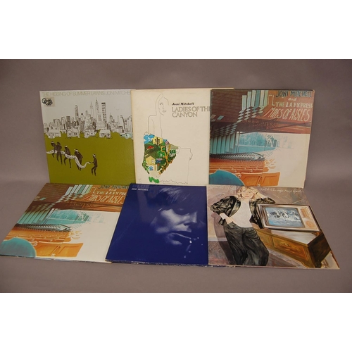 28 - An extensive Joni Mitchell collection of vinyl Albums - Twelve in total