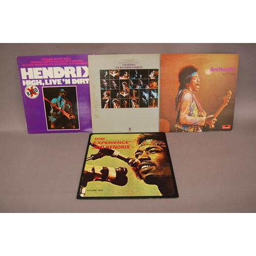 30 - An excellent collection of Jimi Hendrix - including Band of Gypsys (2406002), Axis Bold as love (613... 