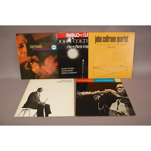 4 - Extensive collection of John Coltrane LPs fourteen albums in total