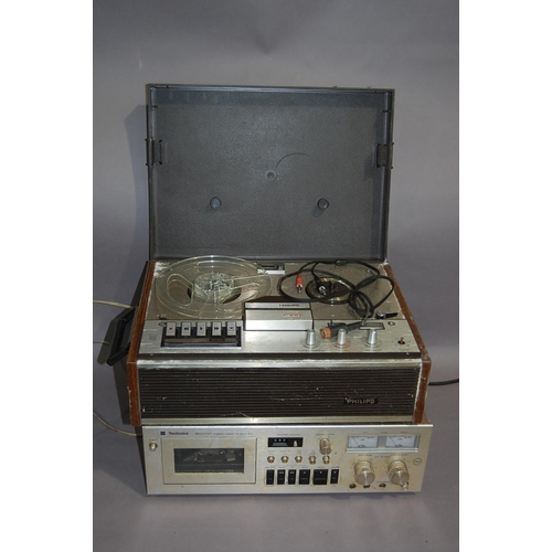 62 - Phillips & Technics audio equipment including reel to reel & cassette deck