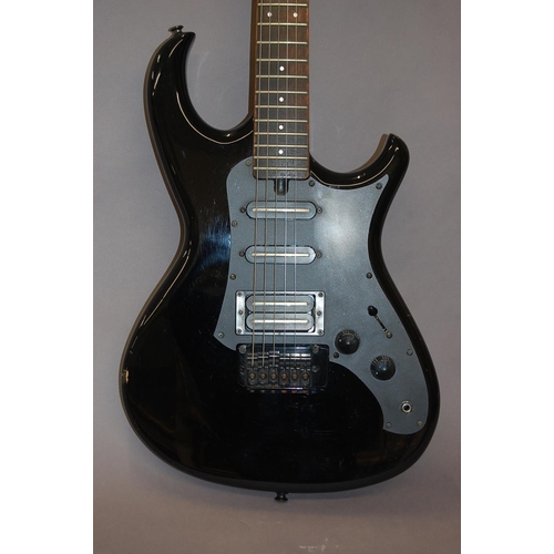 110 - Aria Pro II RS Wildcat six string electric guitar, two single coil and one humbucker (with coil tap)... 