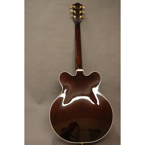 158 - In wonderful condition a Gretsch Chet Atkins Country Gentleman electric six string guitar with gold ... 