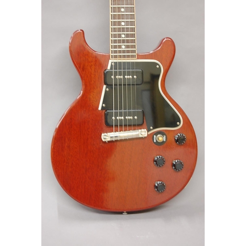 161 - Cherry red Gibson 1960 Les Paul Special Reissue (custom shop) six string electric guitar, two P90 (s... 