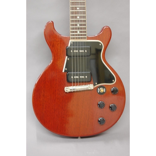 161 - Cherry red Gibson 1960 Les Paul Special Reissue (custom shop) six string electric guitar, two P90 (s... 