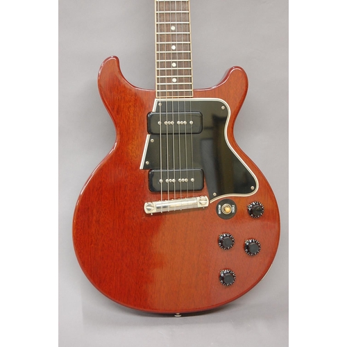 161 - Cherry red Gibson 1960 Les Paul Special Reissue (custom shop) six string electric guitar, two P90 (s... 