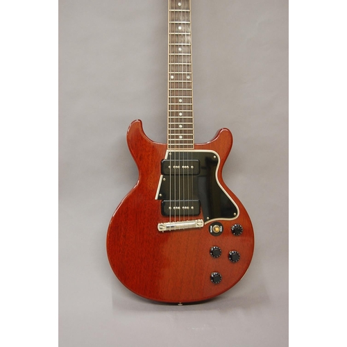 161 - Cherry red Gibson 1960 Les Paul Special Reissue (custom shop) six string electric guitar, two P90 (s... 