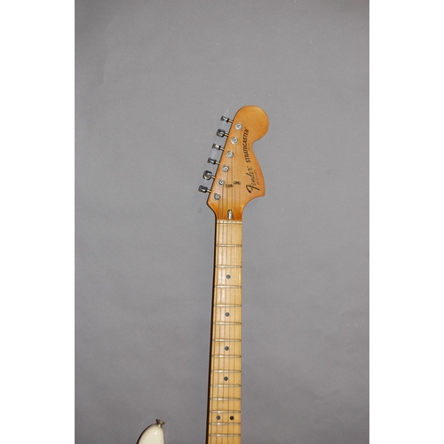 162 - Possibly 1978 Fender Stratocaster in white - pickguard has been replaced as have the pickups, chome ... 