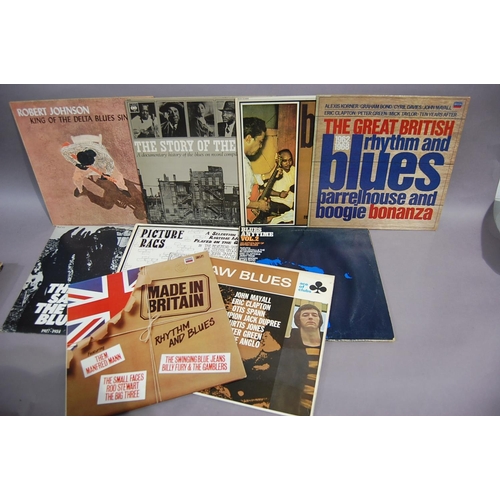 195 - A brilliant collection of mostly Blues album,LPs vinyl