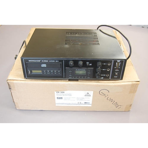 210 - Monacor PA-890RCD 80W amplifier