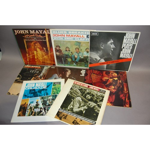 192 - Extensive collection of John Mayall LPs