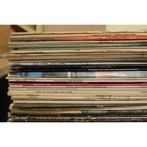 45 - A brilliant collection of mostly Rock, Prog-Rock and metal LPs including Black Sabbath