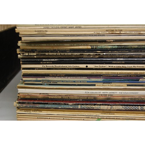 45 - A brilliant collection of mostly Rock, Prog-Rock and metal LPs including Black Sabbath